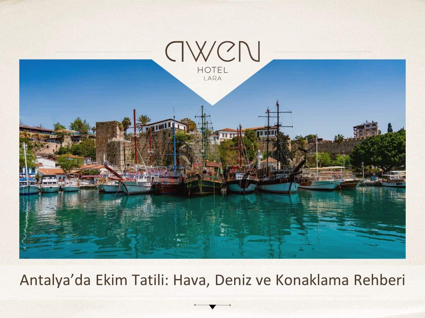 Antalya’da Ekim Tatili: Hava, Deniz ve Konaklama Rehberi
