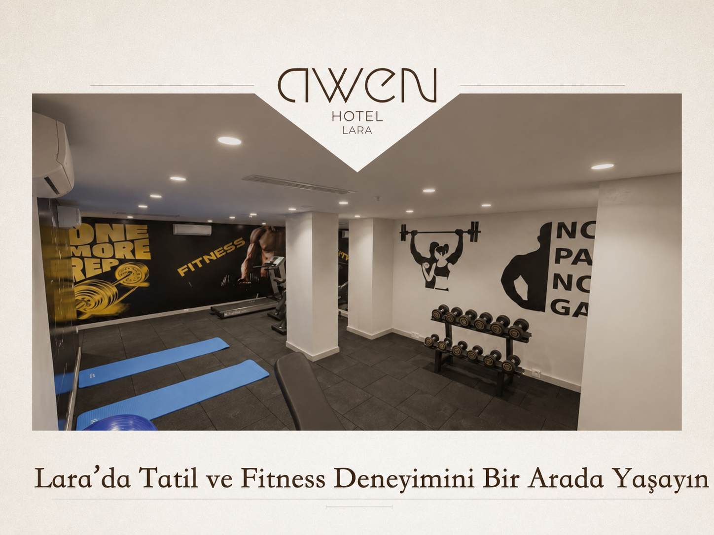 Lara’da Tatil ve Fitness Deneyimini Bir Arada Yaşayın